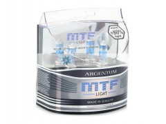 Набор галогеновых ламп MTF Light H8 Argentum +80% 4000K
